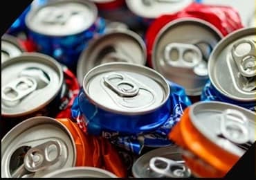 Aluminio y latas de bebidas